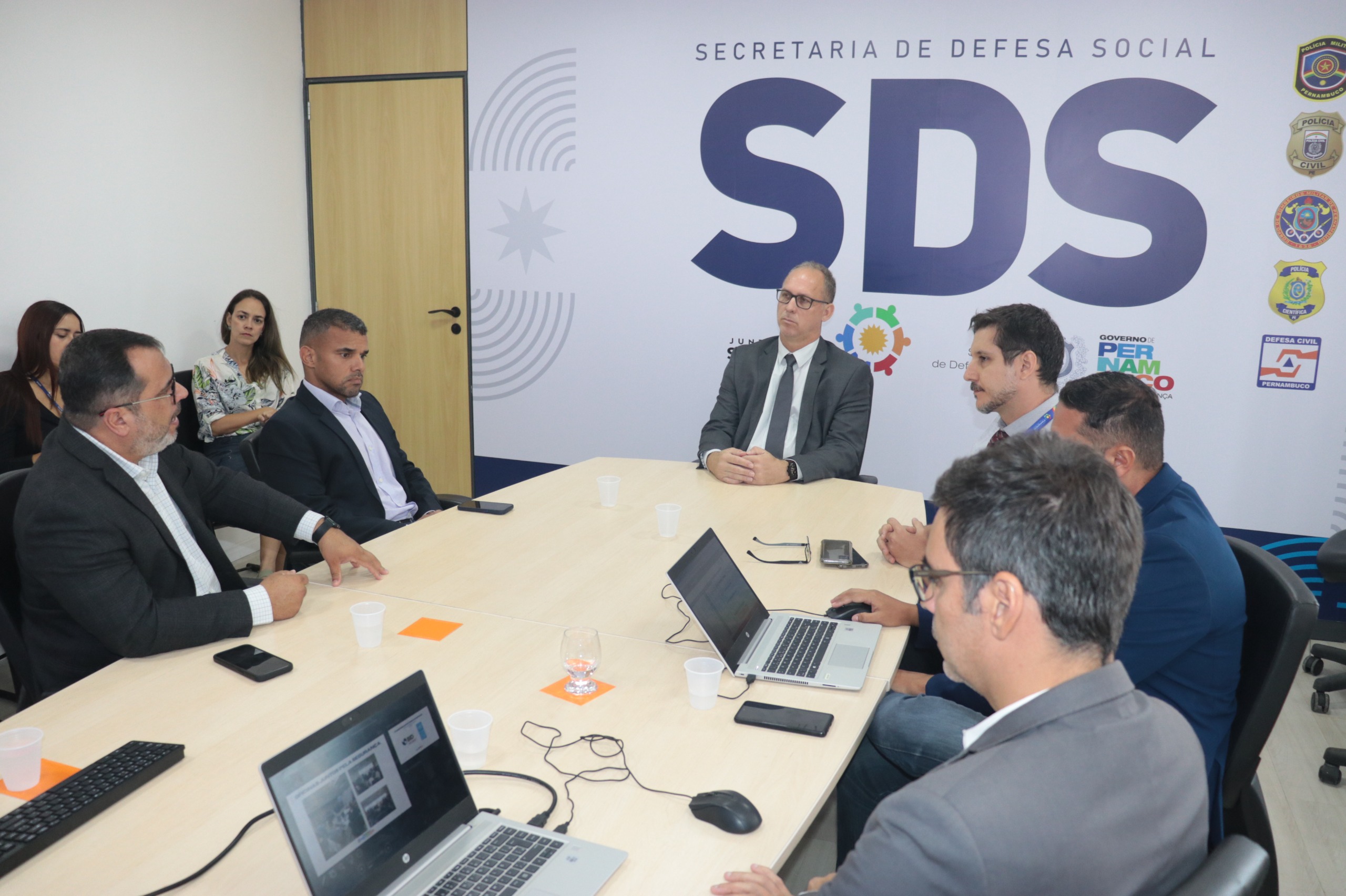 SDS recebe visita de subsecretários de segurança pública do Distrito Federal