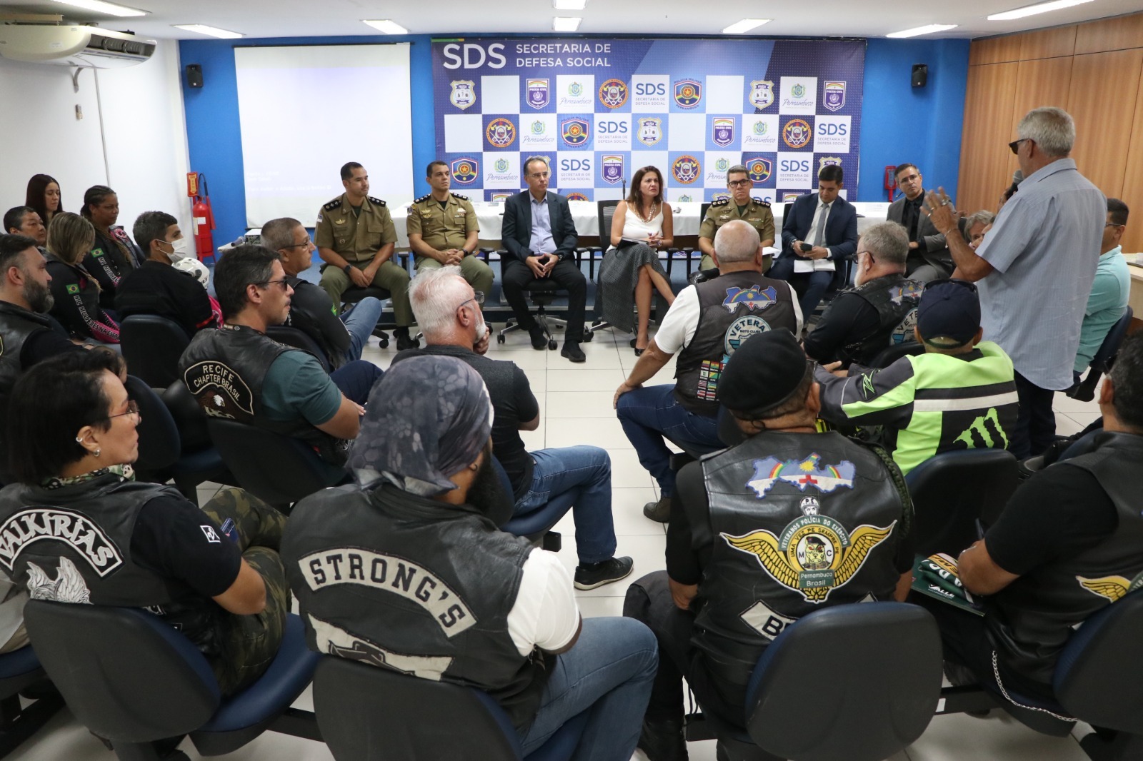 Em iniciativa inédita, SDS reúne integrantes de moto clubes do Estado